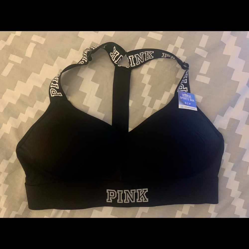 Victoria’s Secret Pink Ultimate T-Back Push-up Sports Bra SMALL